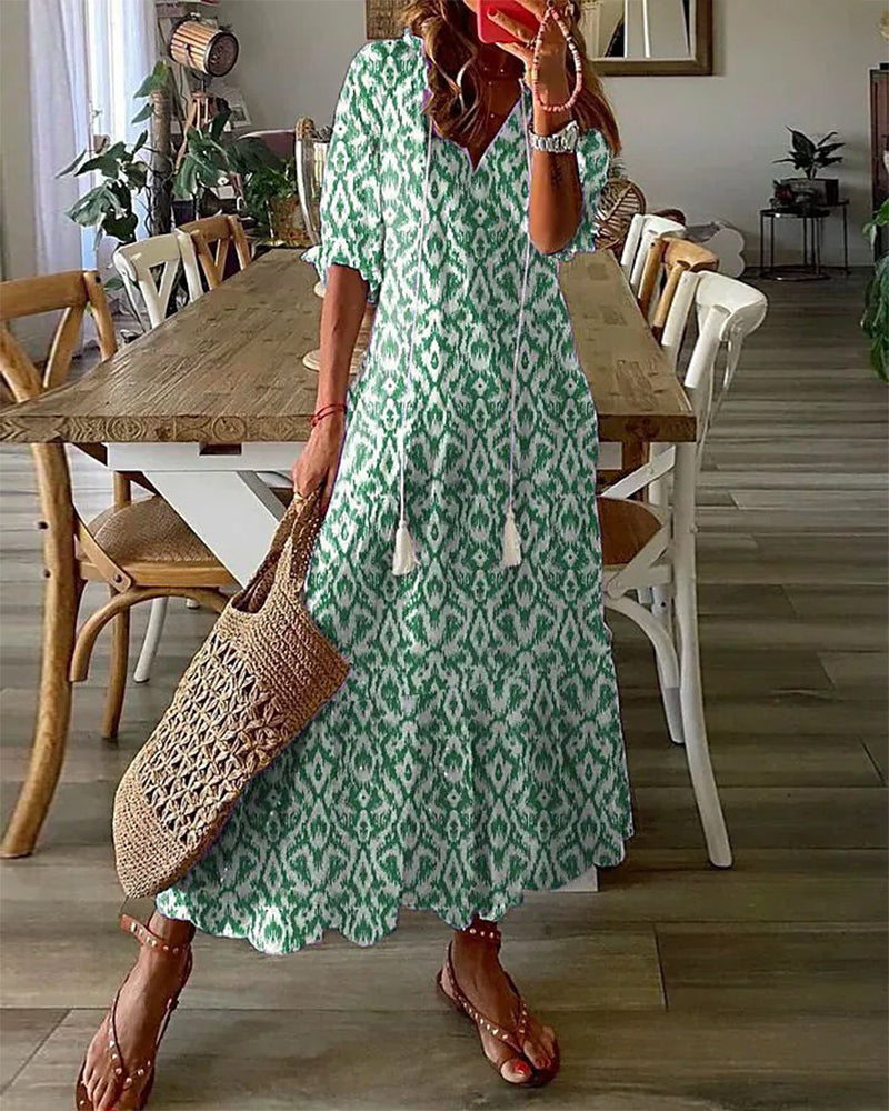 Jessica - Boho Midi Dress