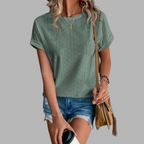 Jannicke | Light Summer Blouse with Delicate Eyelet Embroidery