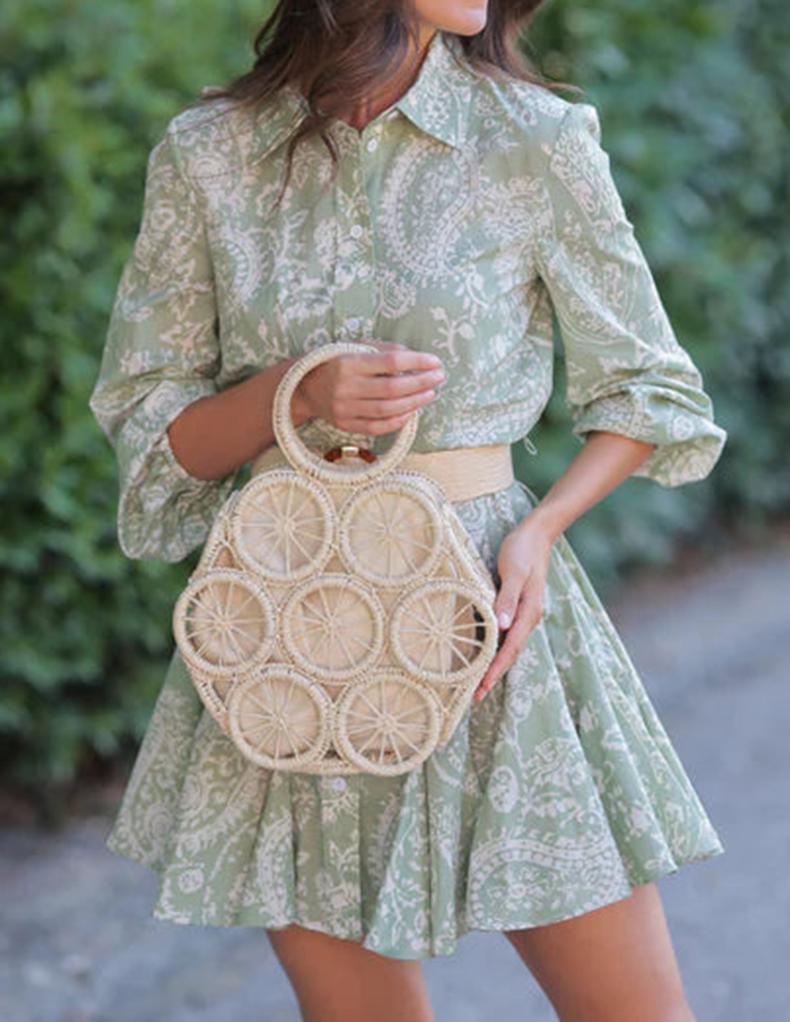 Sunshine | Woven Straw Handle Bag