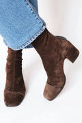 Brooke | Square Toe Heeled Boots