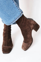Brooke | Square Toe Heeled Boots