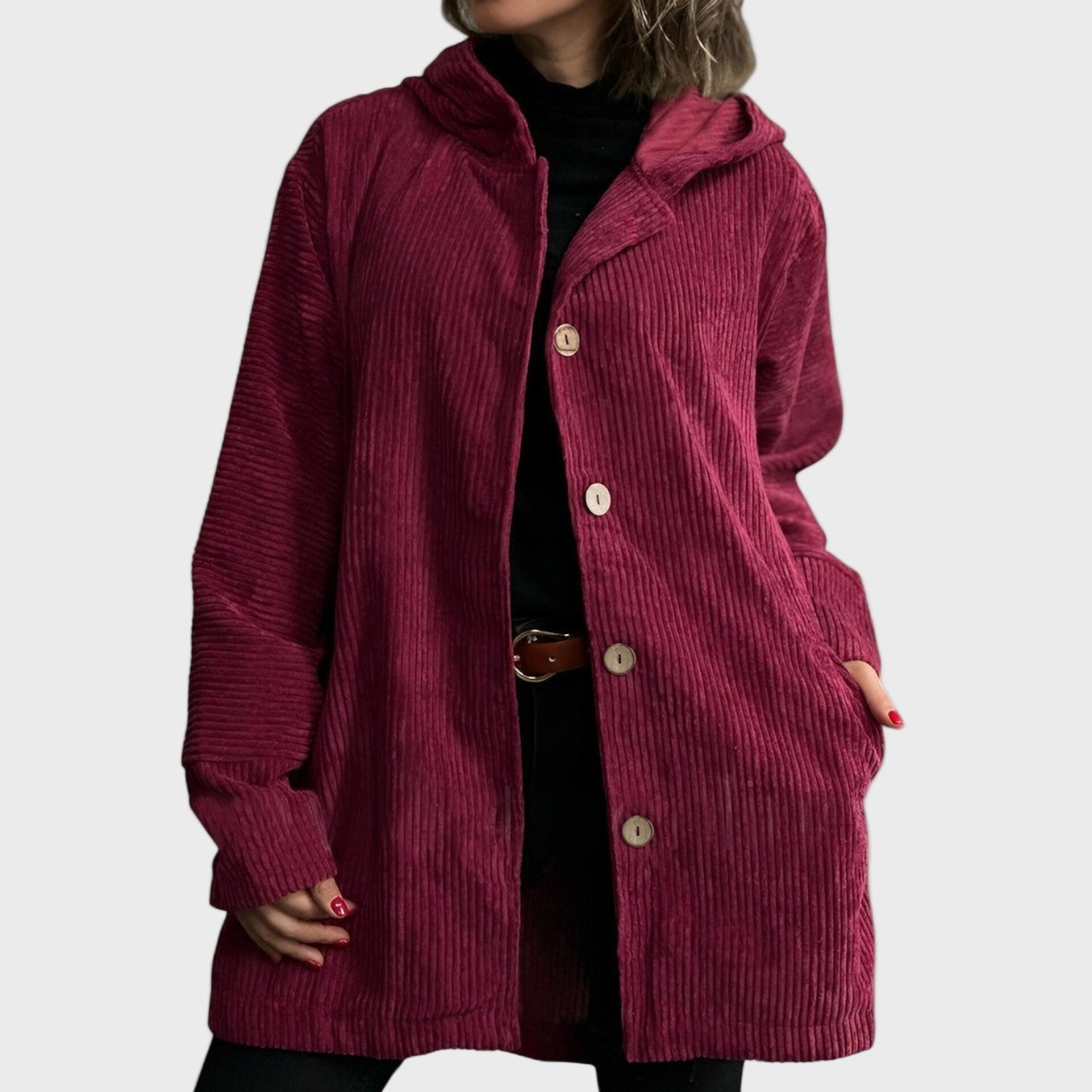Indie | Corduroy Hooded Jacket