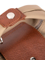 Colorblock | PU Leather Dumpling Shoulder & Crossbody Bag