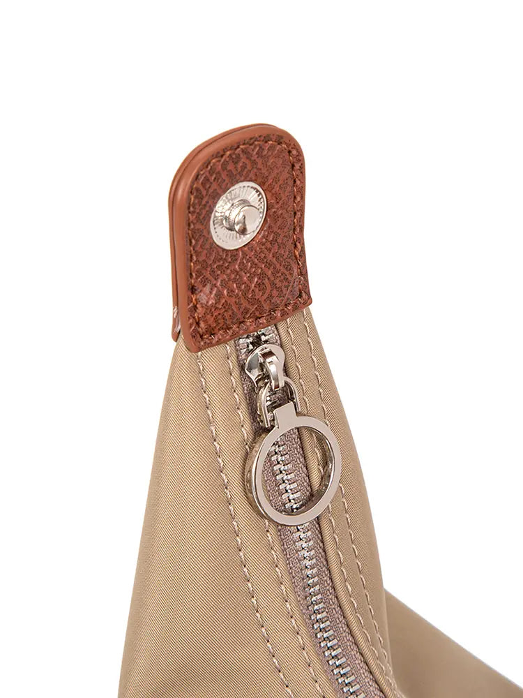 Colorblock | PU Leather Dumpling Shoulder & Crossbody Bag