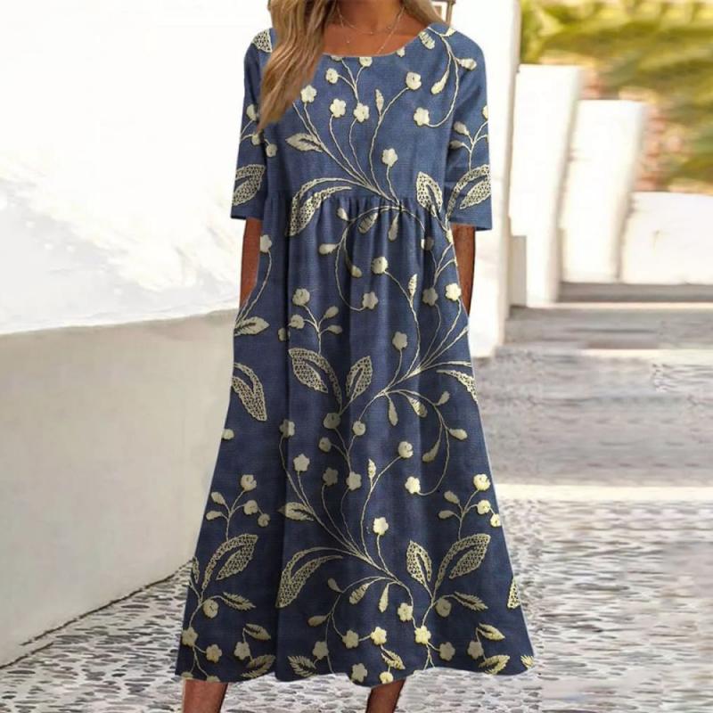 Lily - Floral Midi Dress