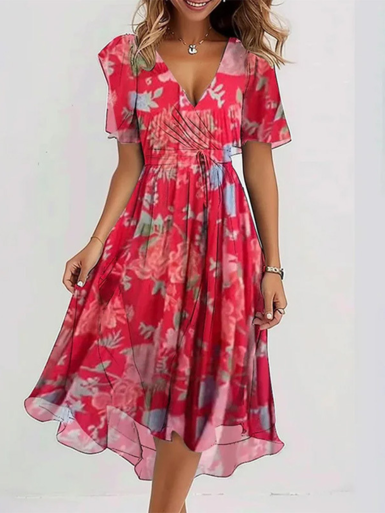 Rosa | Summer Dress With Belly Cover