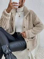 Agni -  Chic Button Cardigan