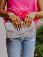 Vip Party | Rhinestone Clutch