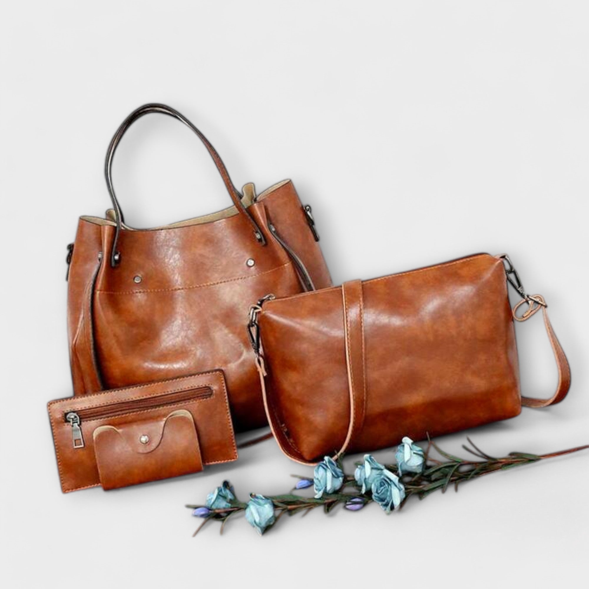 Olivia | 4 - Piece Vintage Bag Set