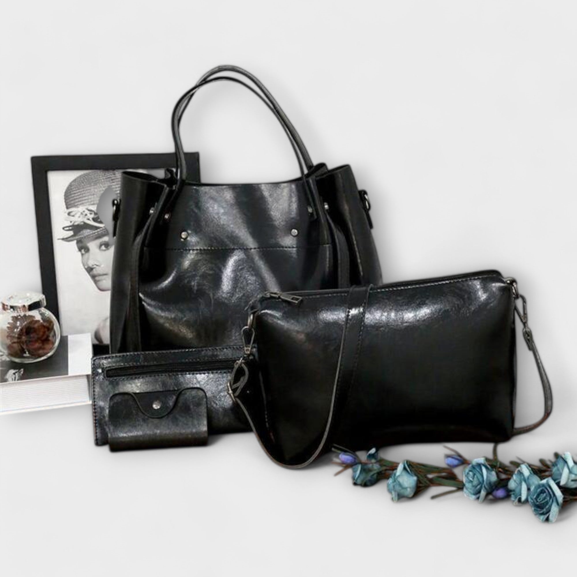 Olivia | 4 - Piece Vintage Bag Set