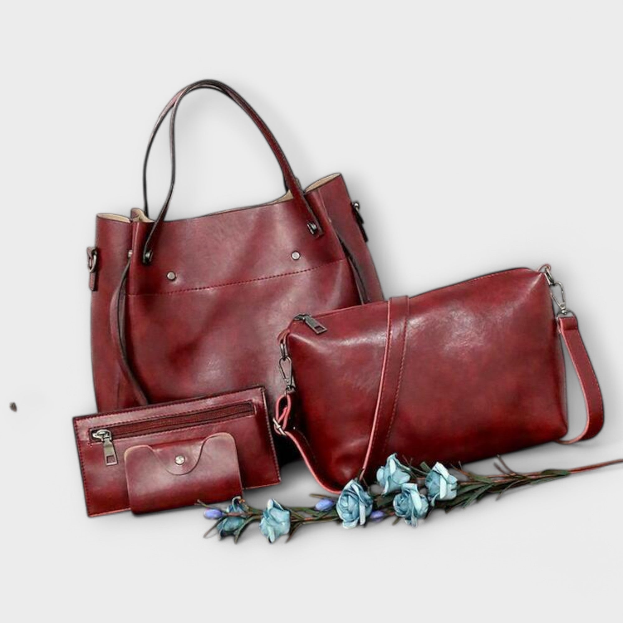 Olivia | 4 - Piece Vintage Bag Set