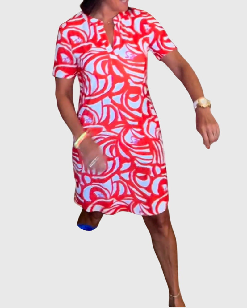 Juanita | Flattering Avenue Walk Dress