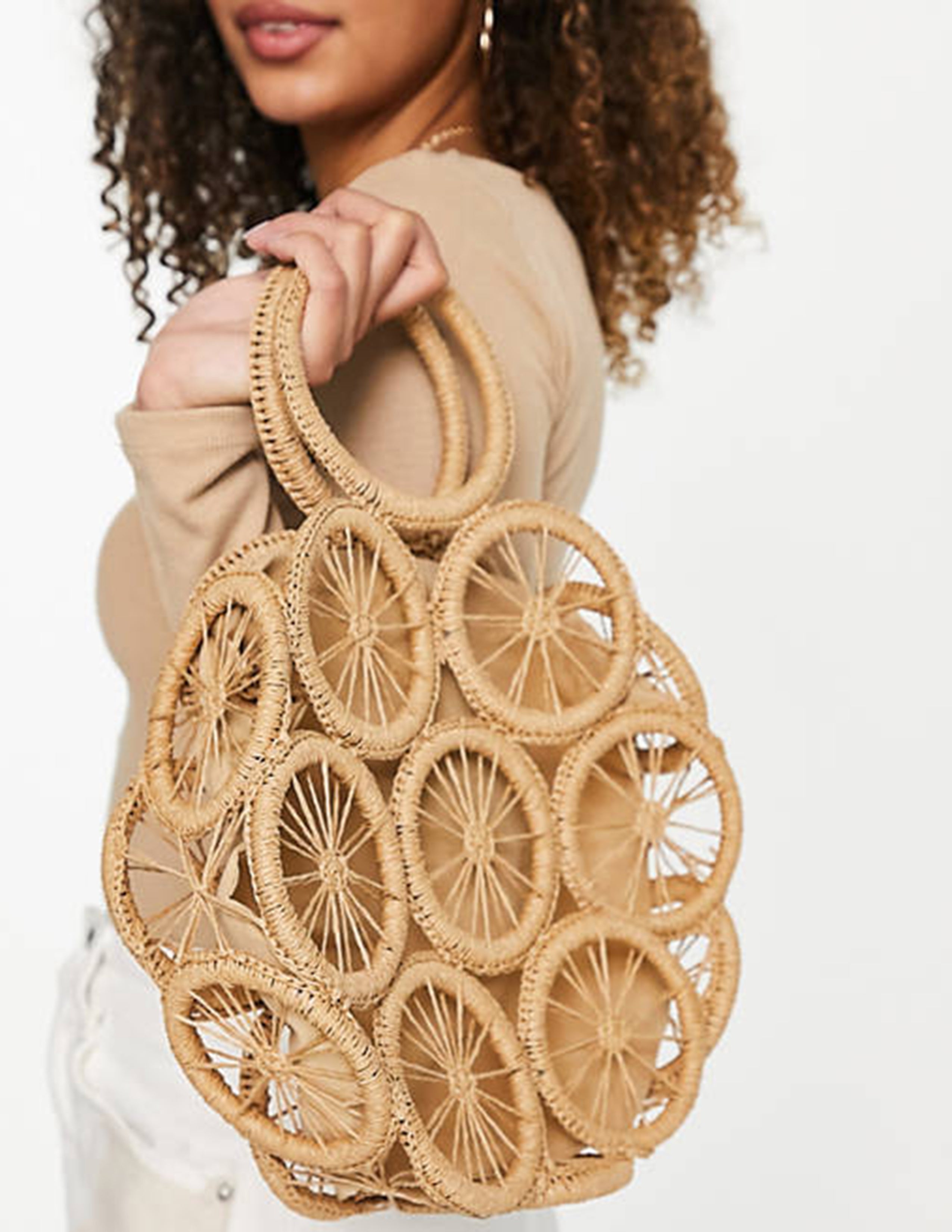 Sunshine | Woven Straw Handle Bag