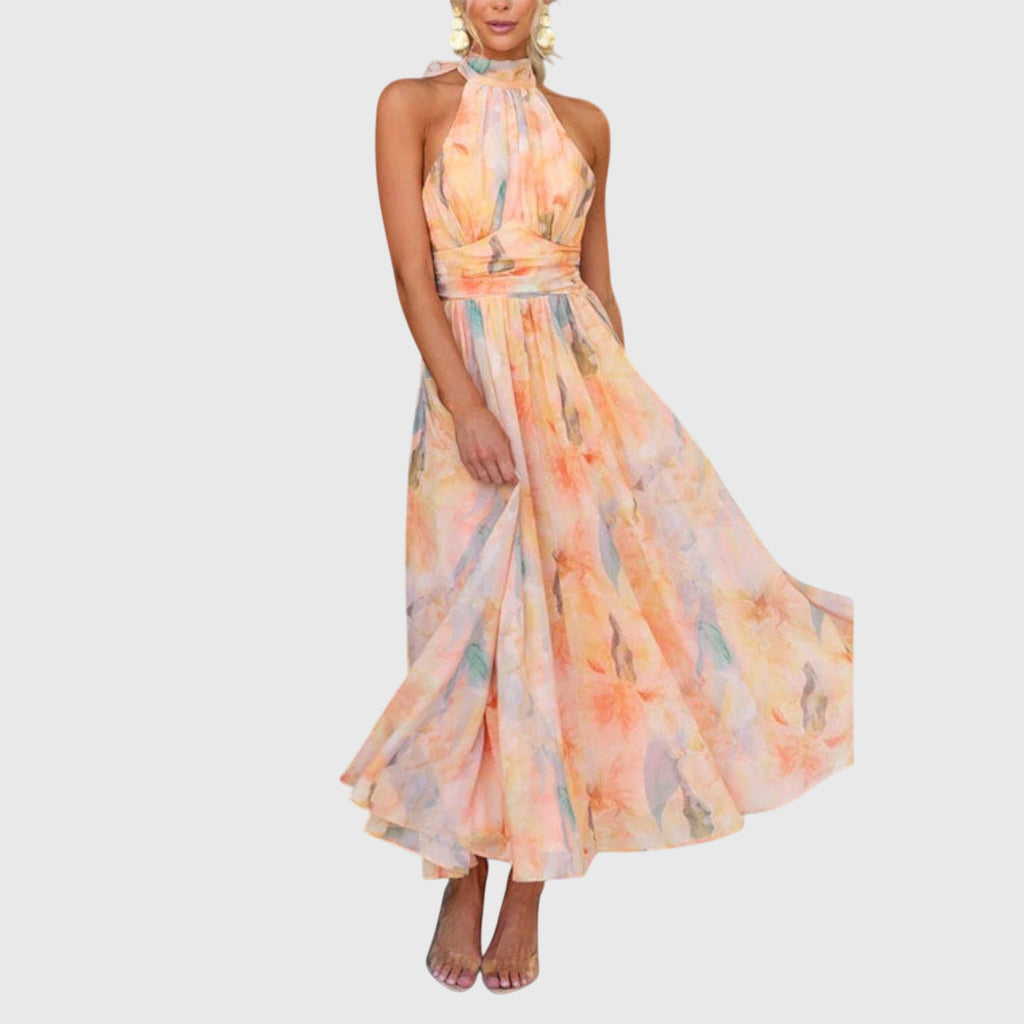 Belinda | Halter Maxi Dress