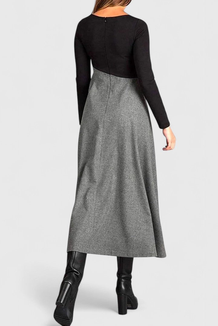Shannon | Elegant Long Sleeve Maxi Dress