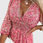 Lucia | Floral Puff Sleeve Dress