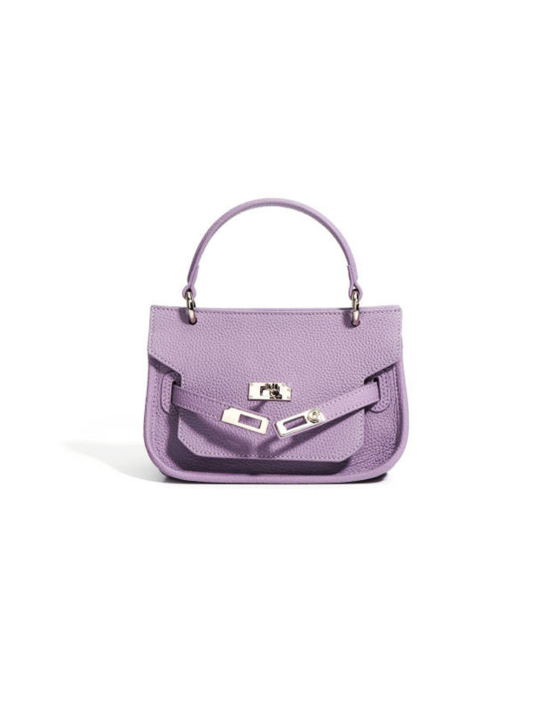 Metal | Double Buckle Handheld Kelly Bag