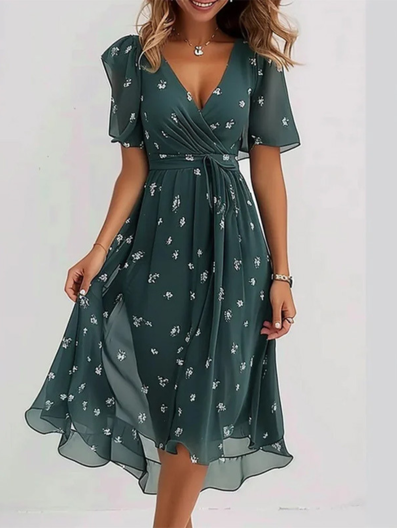 Rosa | Summer Dress With Belly Cover