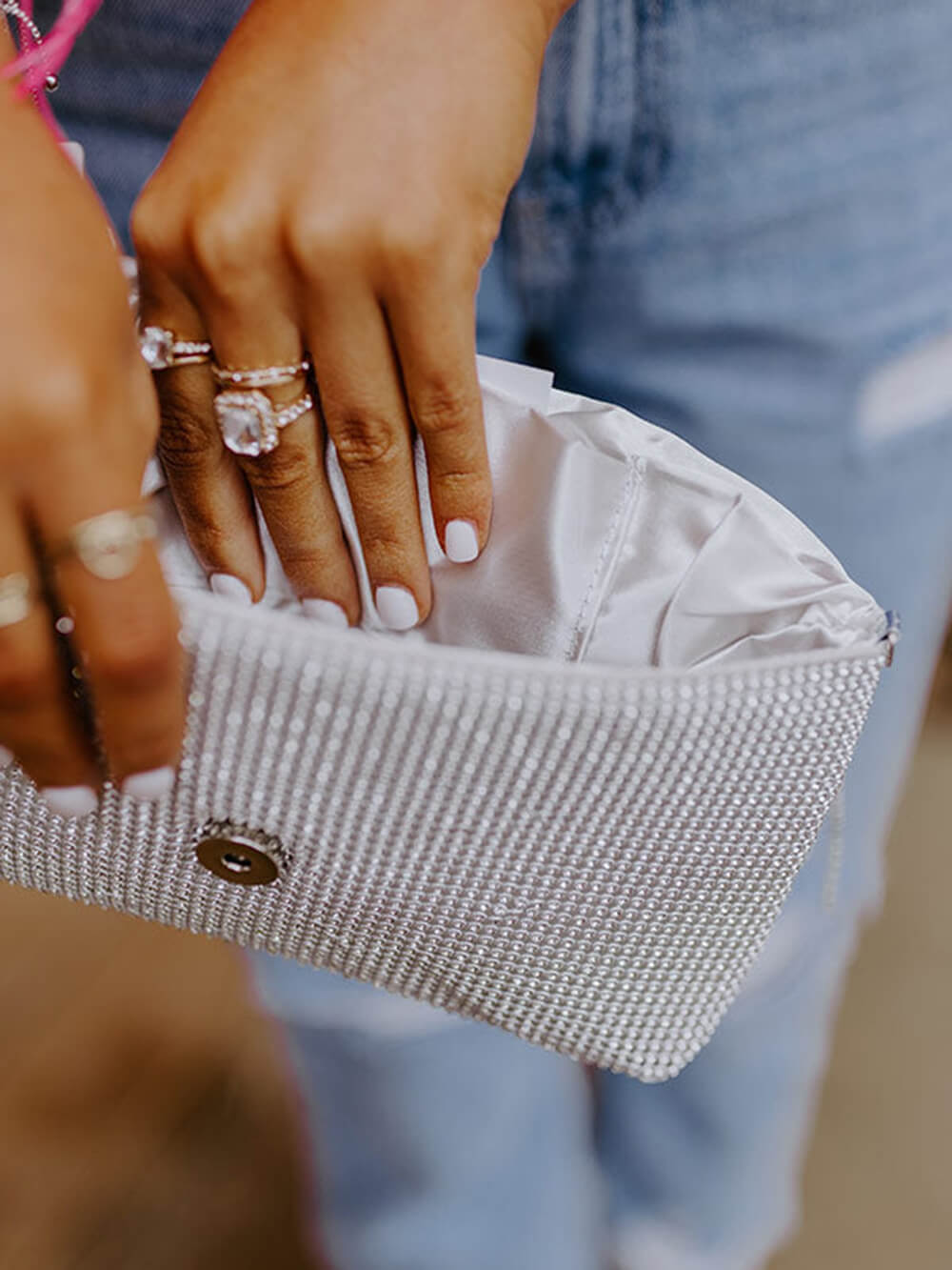 Vip Party | Rhinestone Clutch