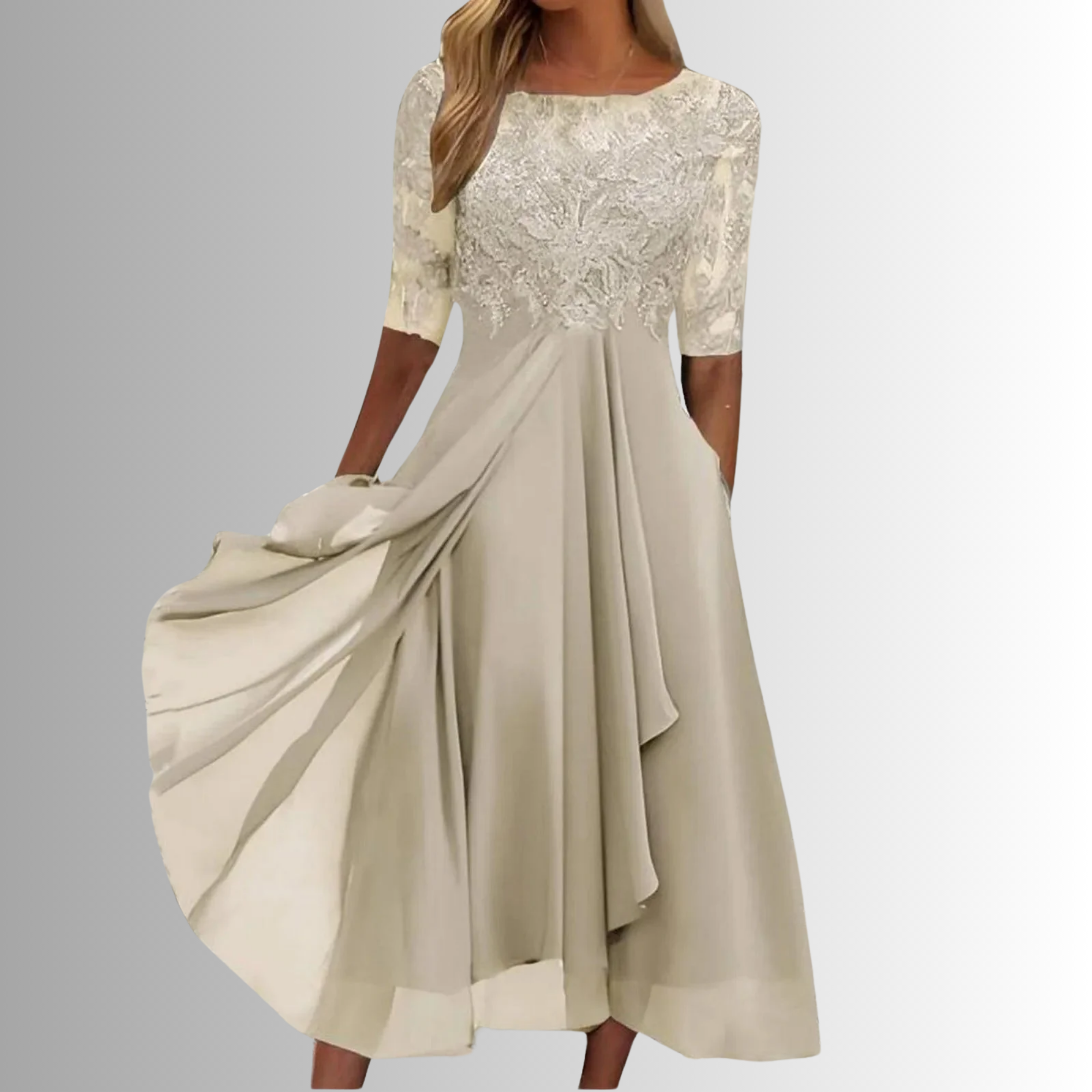 Gloria - Elegant Lace Dress