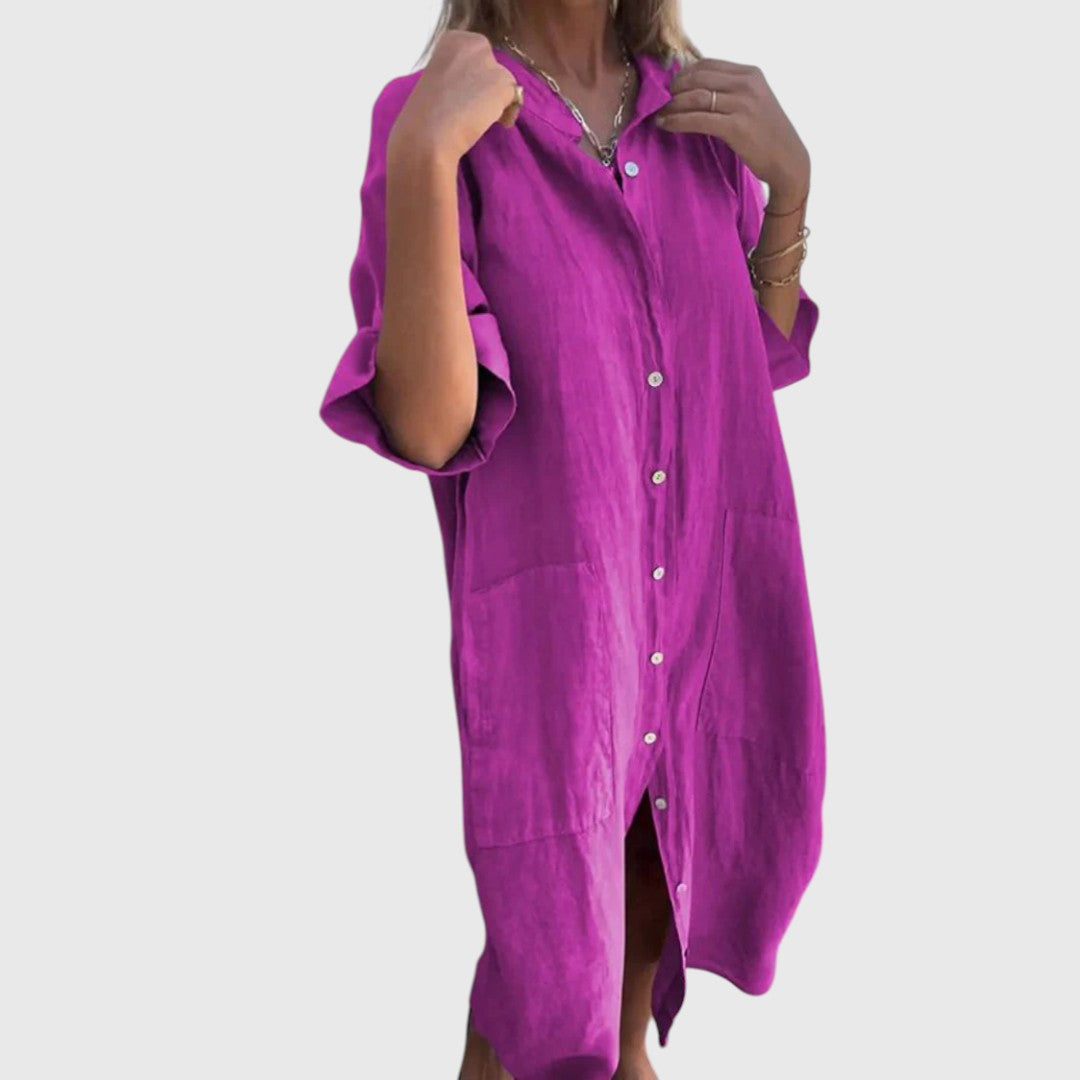 Jayne - Graceful Shirt Dress