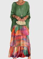Bernadette | Long and Flowing Elegant Dress