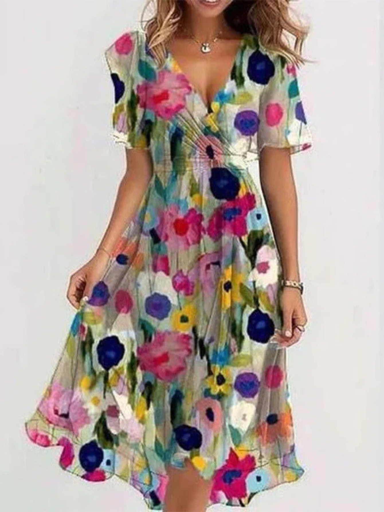Rosa | Summer Dress With Belly Cover
