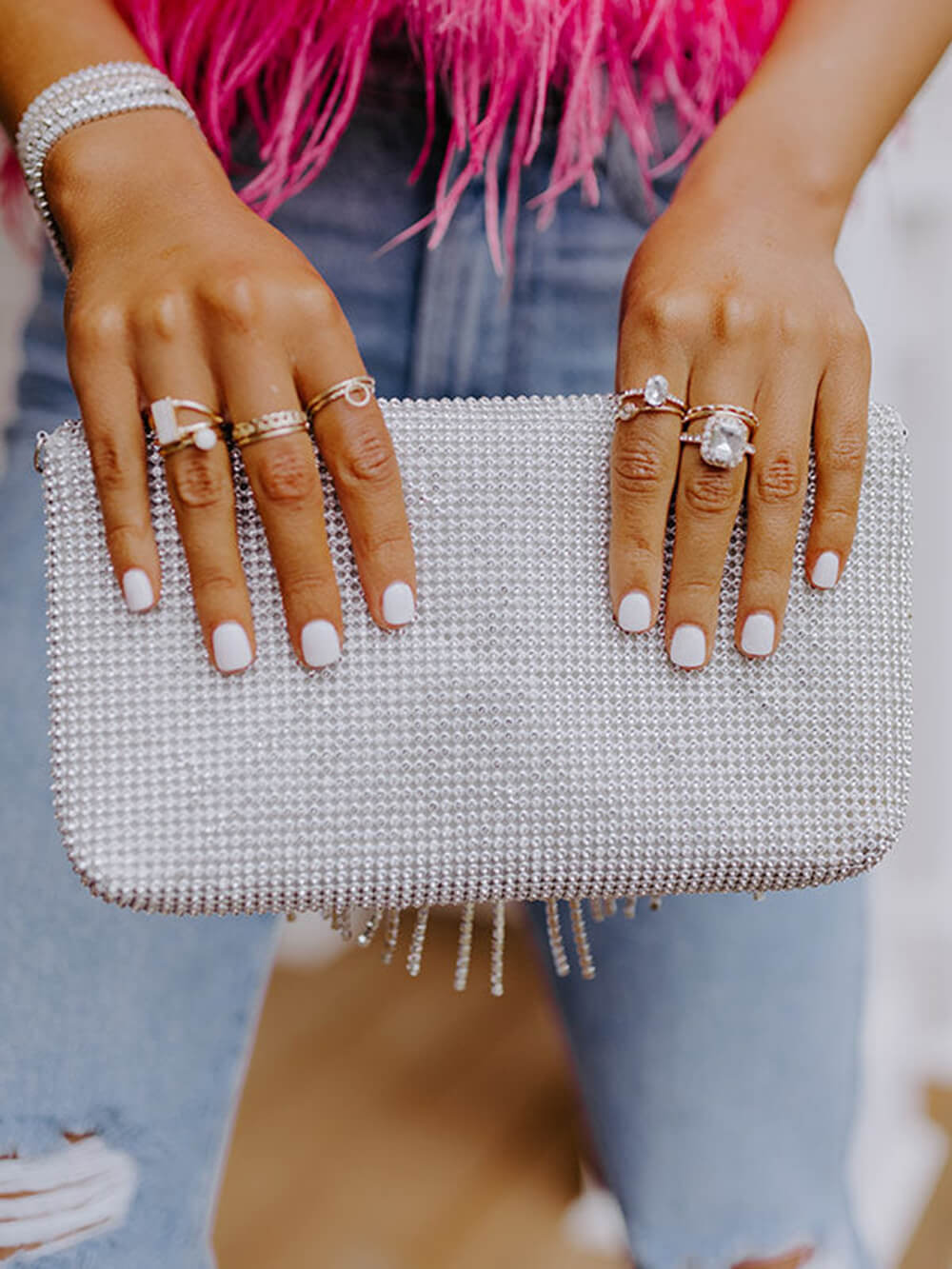 Vip Party | Rhinestone Clutch