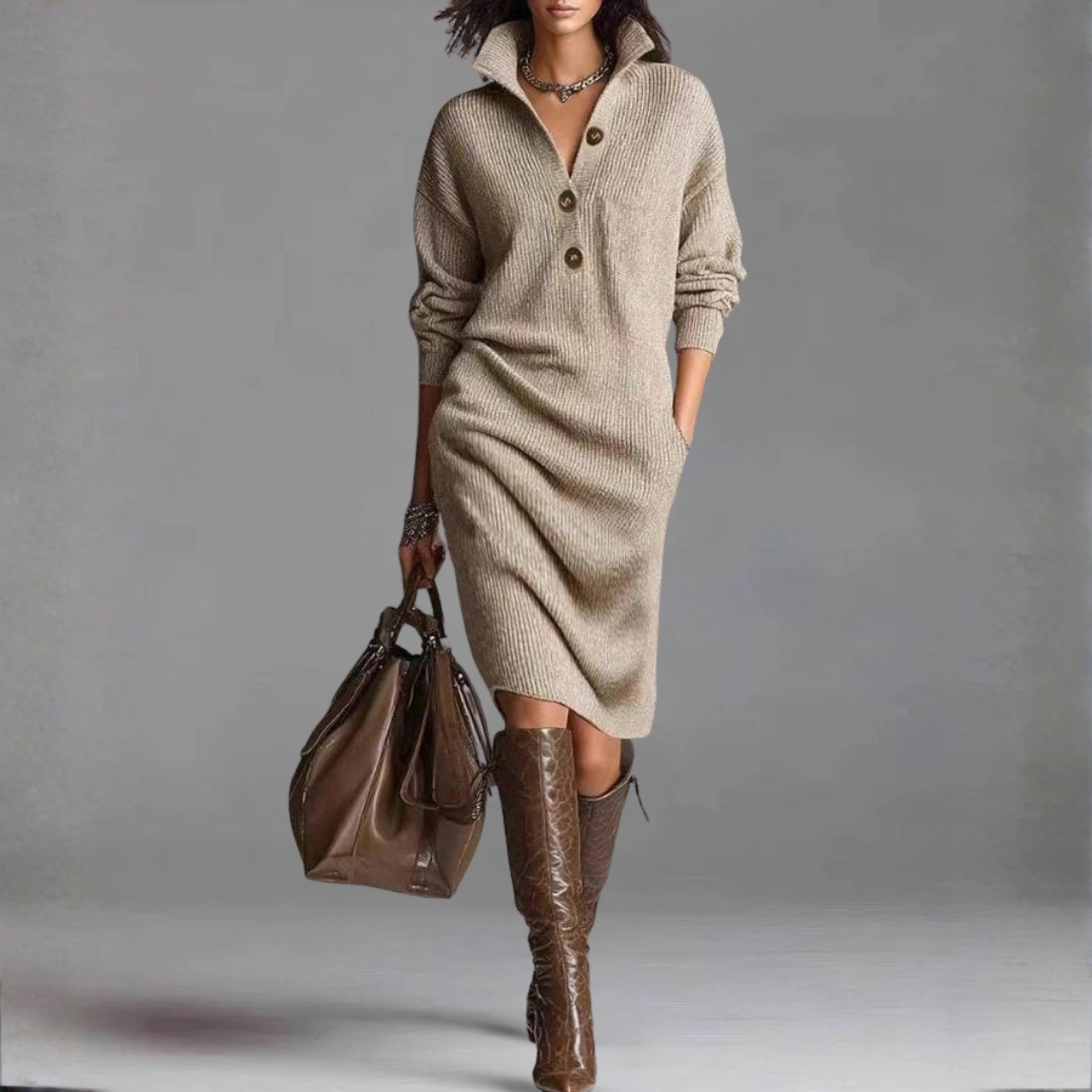 Hayden Zoe | Warm Knit Dress