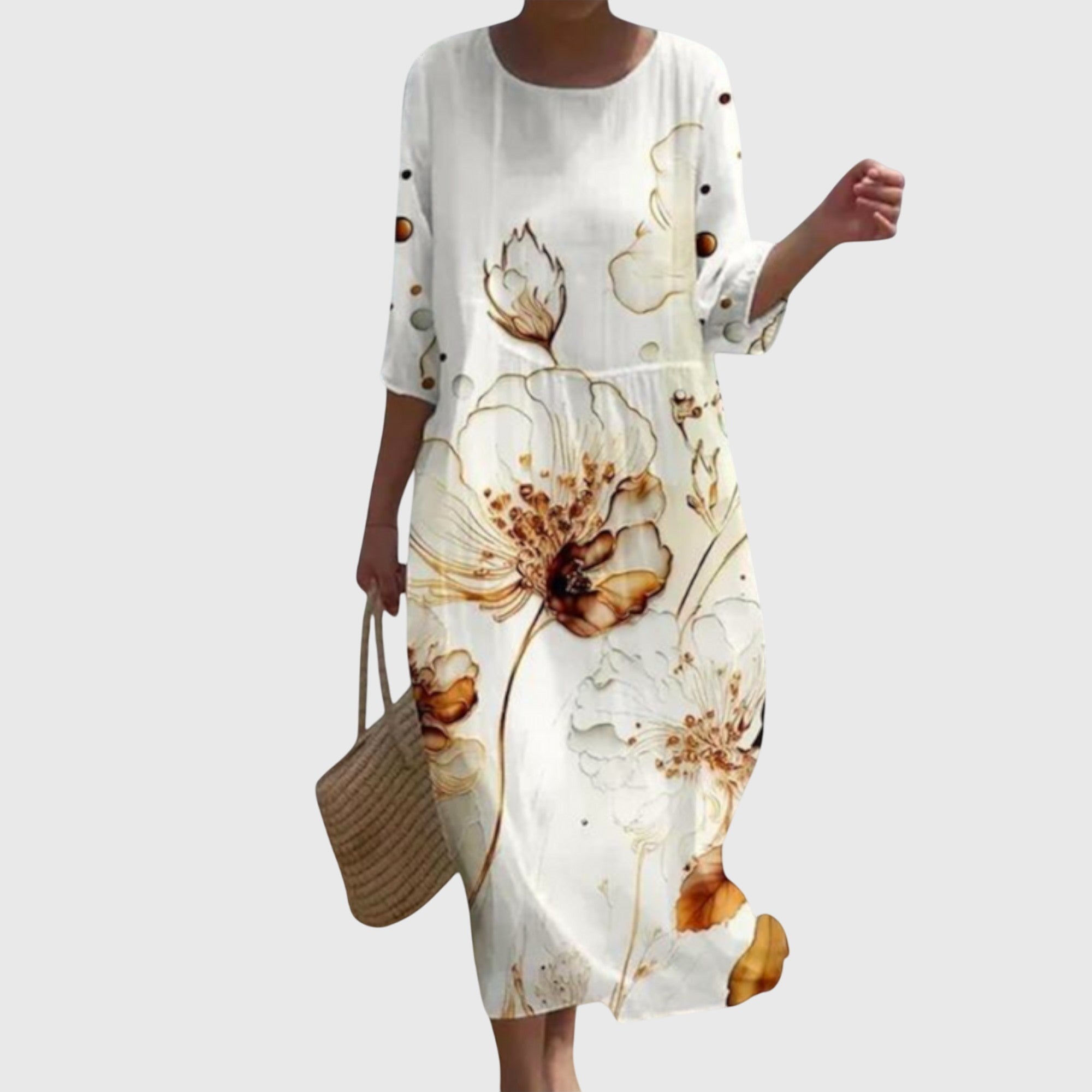 Ruth | Stylish Floral Maxi Dress