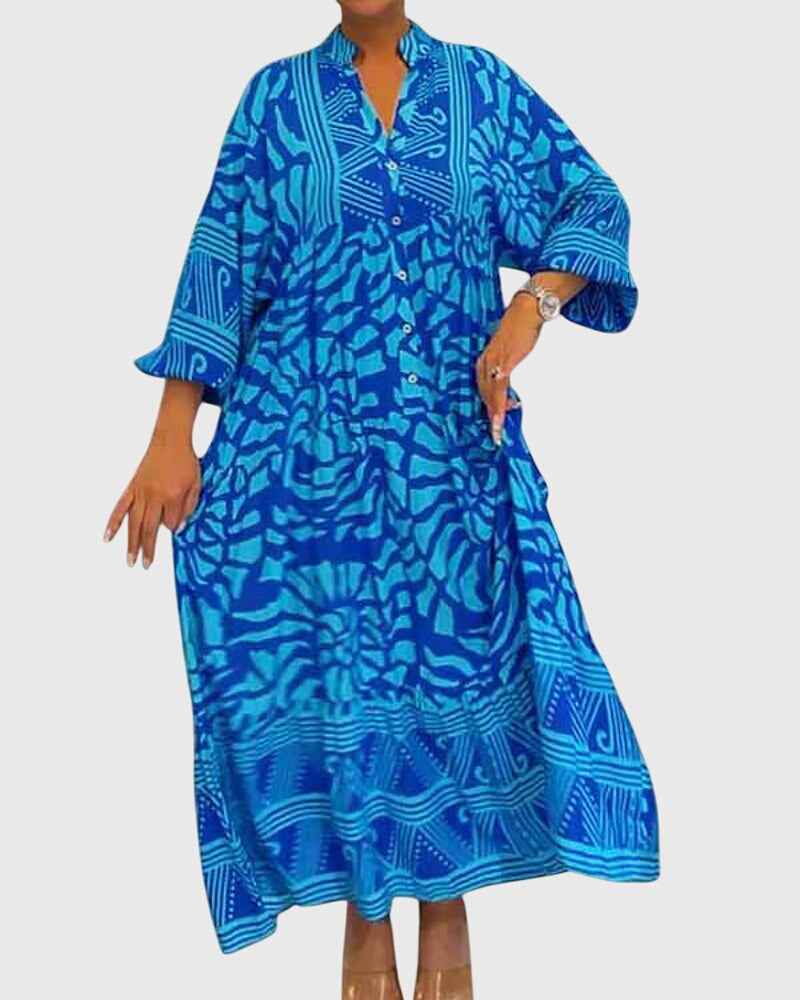 Marissa | Maxi Dress With Elegant Print