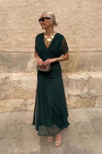 Louise | Elegant V-Neck Maxi Dress