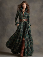 Evelyn | Classic Elegant Shirt Dress