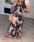 Marbella™ | Elegant Flowing Chiffon Maxi Dress