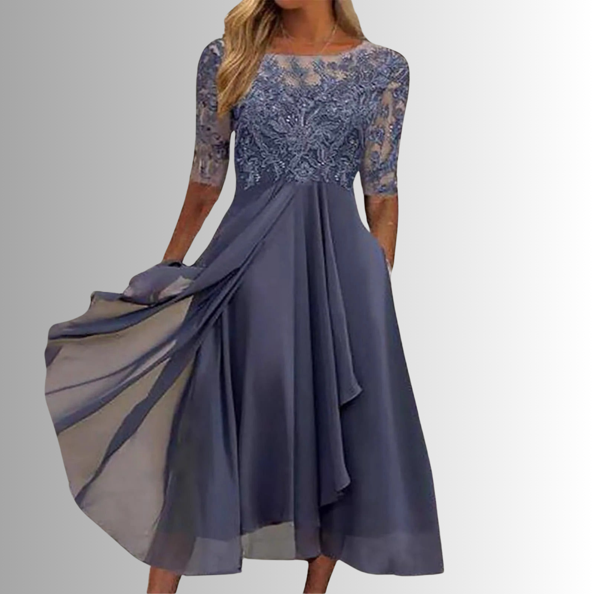 Gloria - Elegant Lace Dress