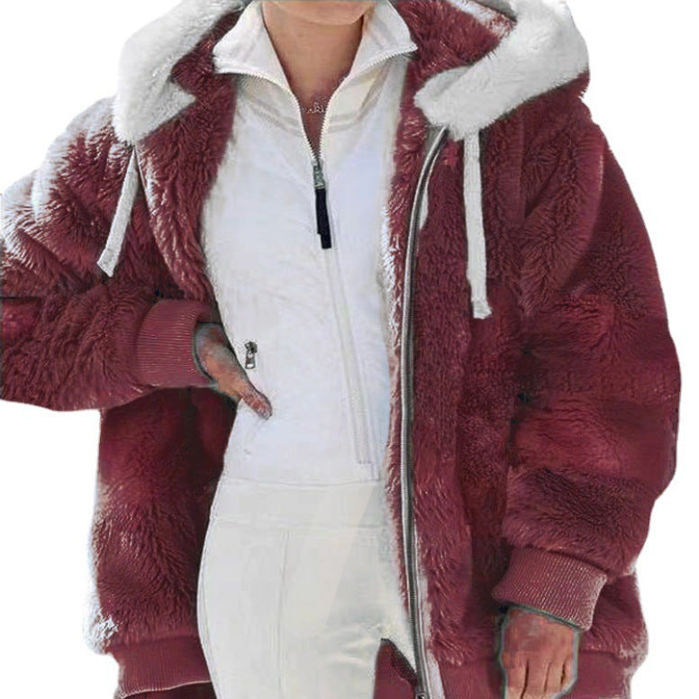 Alexa - Stylish Jacket with Hood and Zipper