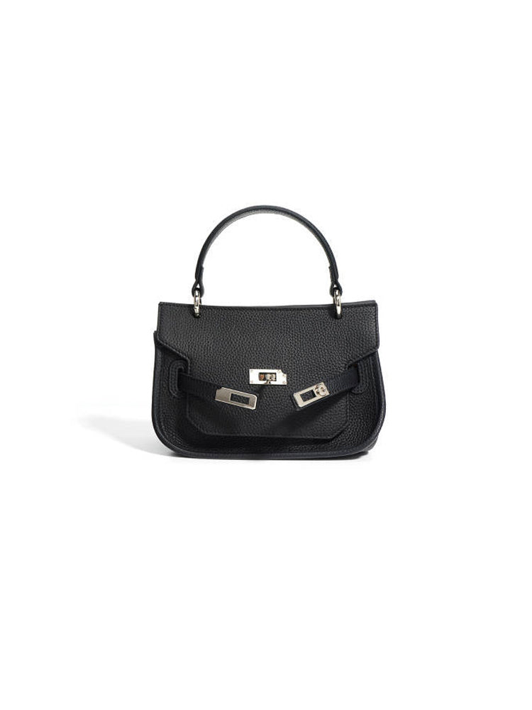 Metal | Double Buckle Handheld Kelly Bag