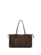 Woolen | Shearling Top Handle Shoulder Crossbody Bag