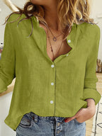 Linda | Elegant Lightweight Linen Shirt