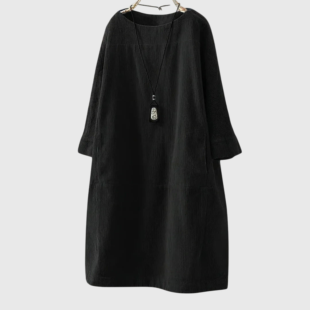 Marguerite | Relaxed Corduroy Midi Dress