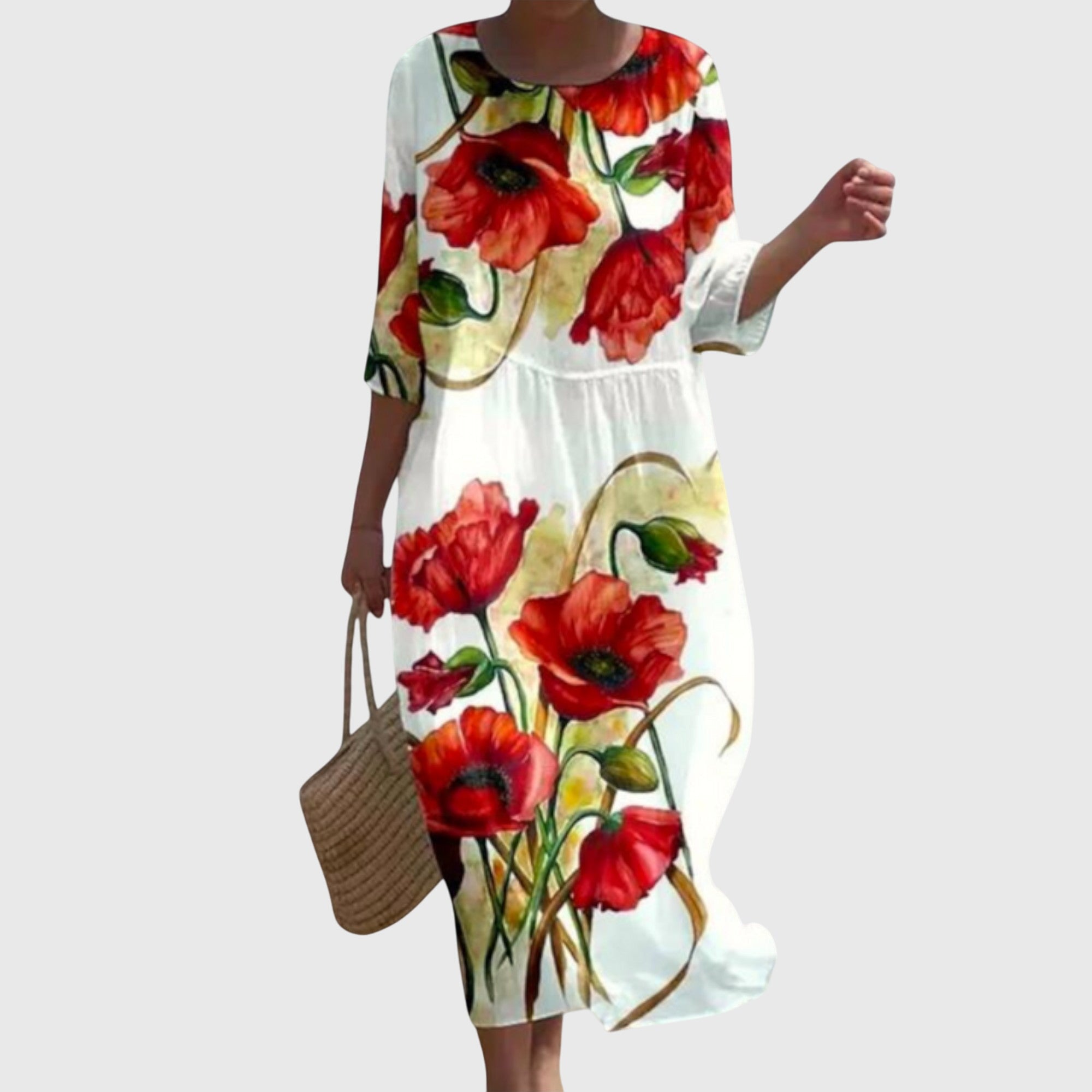 Ruth | Stylish Floral Maxi Dress
