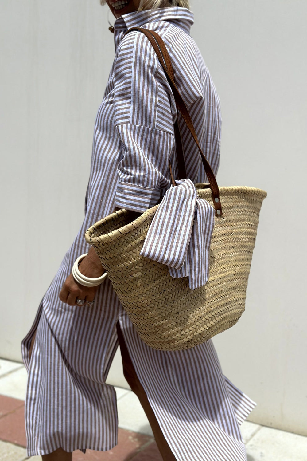 Jada | Classic Striped Dress