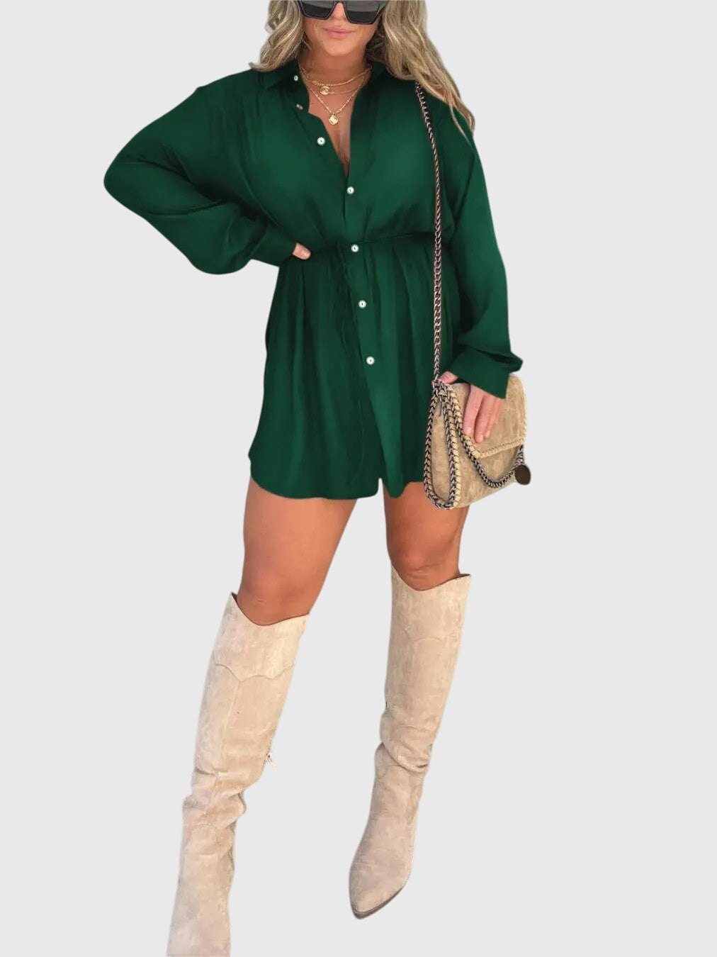 Faye | Elegant Romper Dress