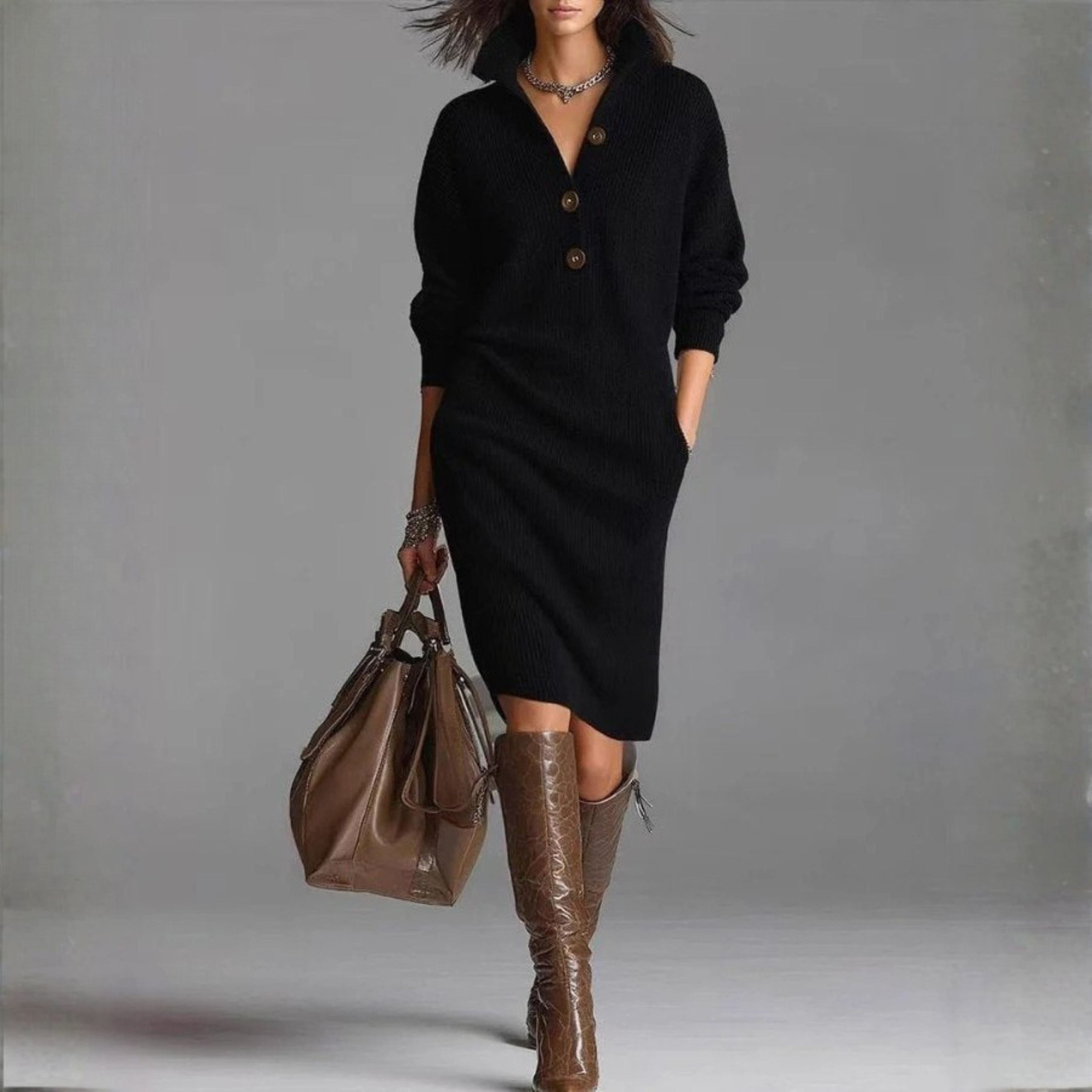 Hayden Zoe | Warm Knit Dress