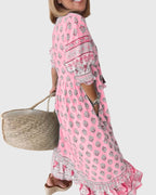 Bridget - Printed V-Neck Dress