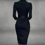 Jane | Elegant Belted Dress