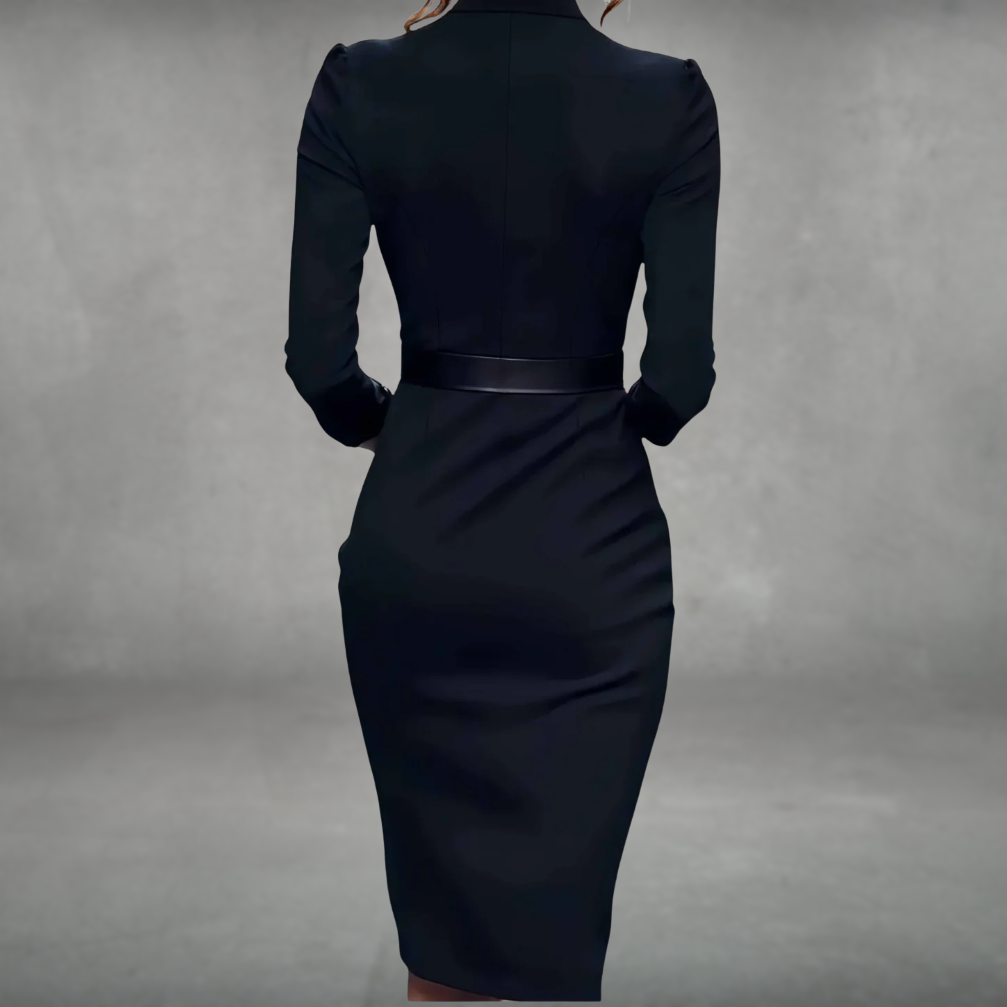 Jane | Elegant Belted Dress