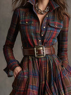 Evelyn | Classic Elegant Shirt Dress