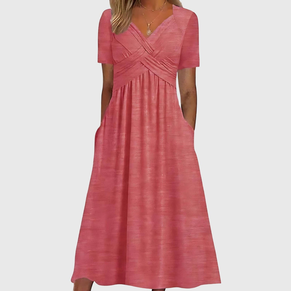 Christine – Elegant Midi Dress