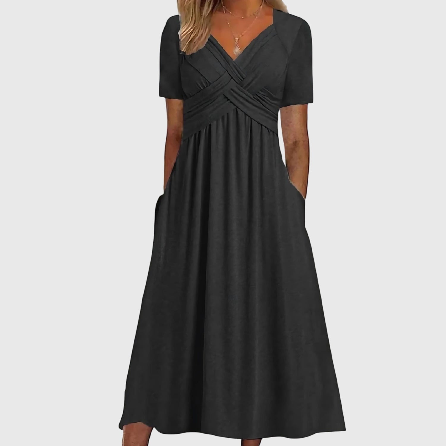Veronica | Midi Dress with Tummy Control